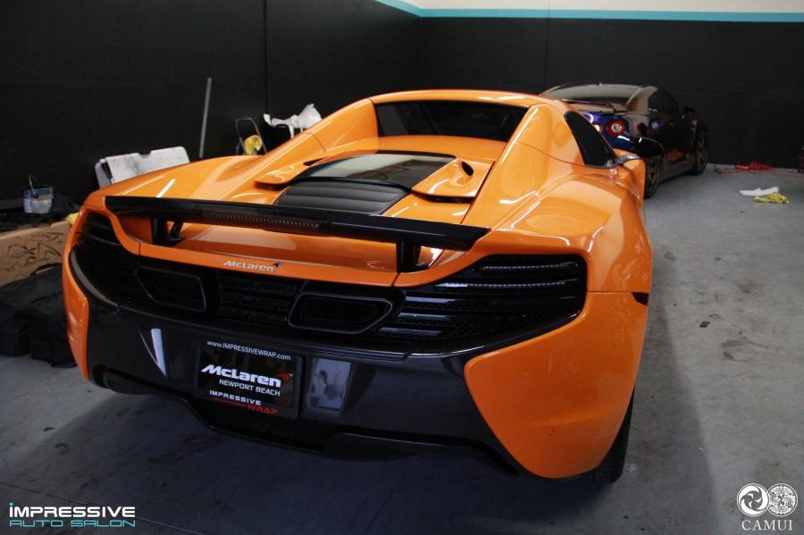  McLaren 650S Camui Crystal Coating by Impressive Wrap 2016 года  (фото 4 из 8)